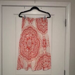 Bohemian Red Patterned Dress